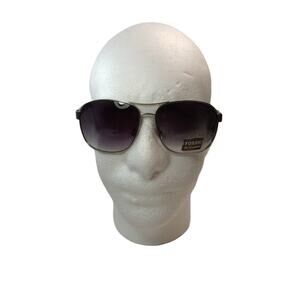 Fossil Women Sunglasses Carter Black Silver Cat No. 3  62 14 125 NWT